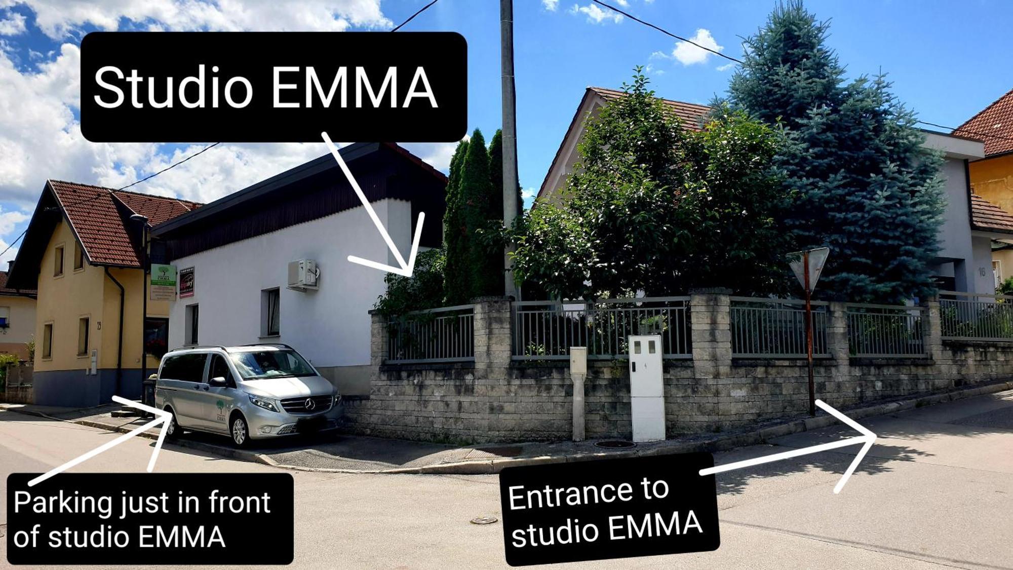 Studio Emma Ljubljana - Free Parking, Ac, Wifi מראה חיצוני תמונה